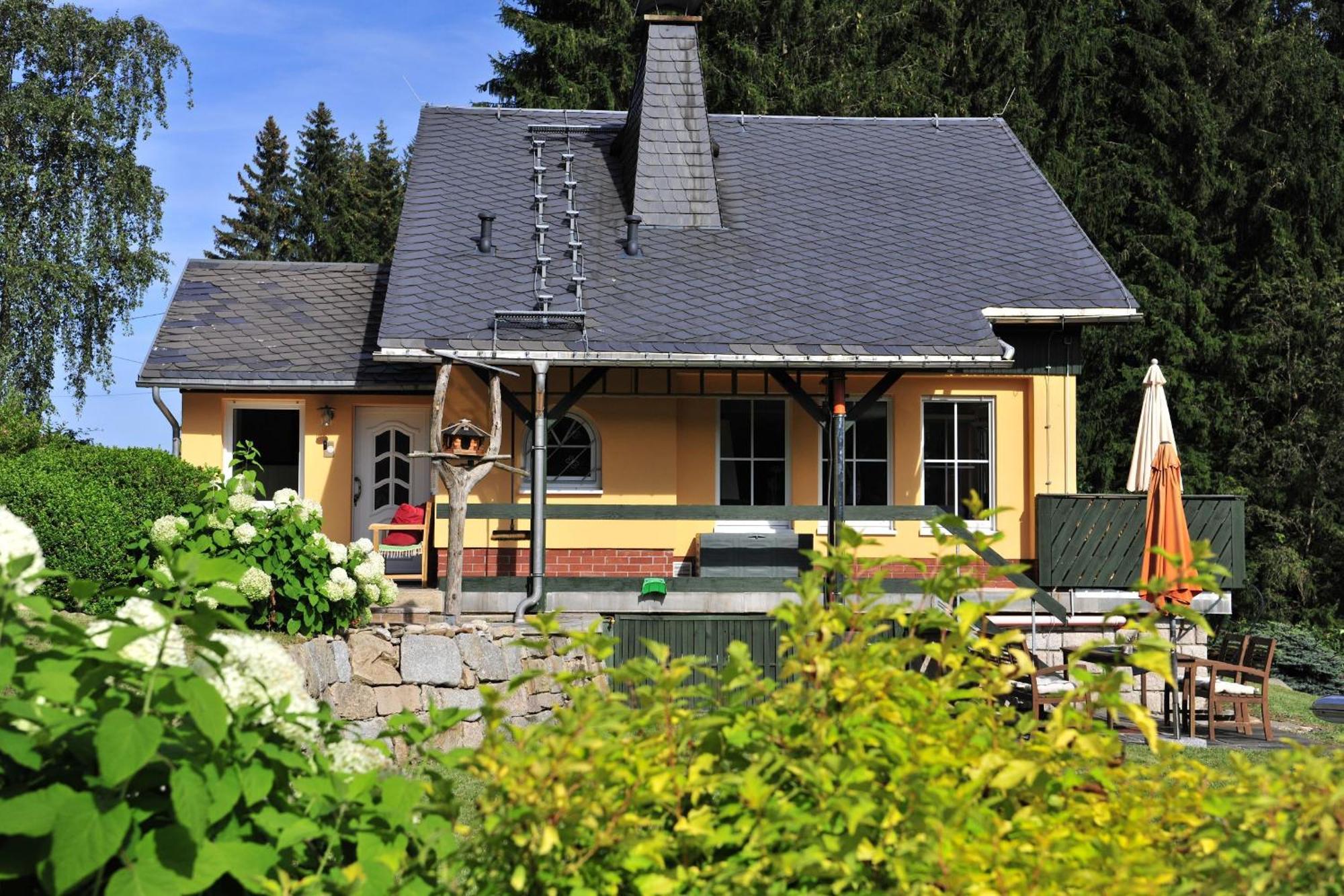 Exklusives Ferienhaus "Waldzauber" Ruhe Und Natur Pur Am Waldrand Geniessen Schönheide Eksteriør bilde