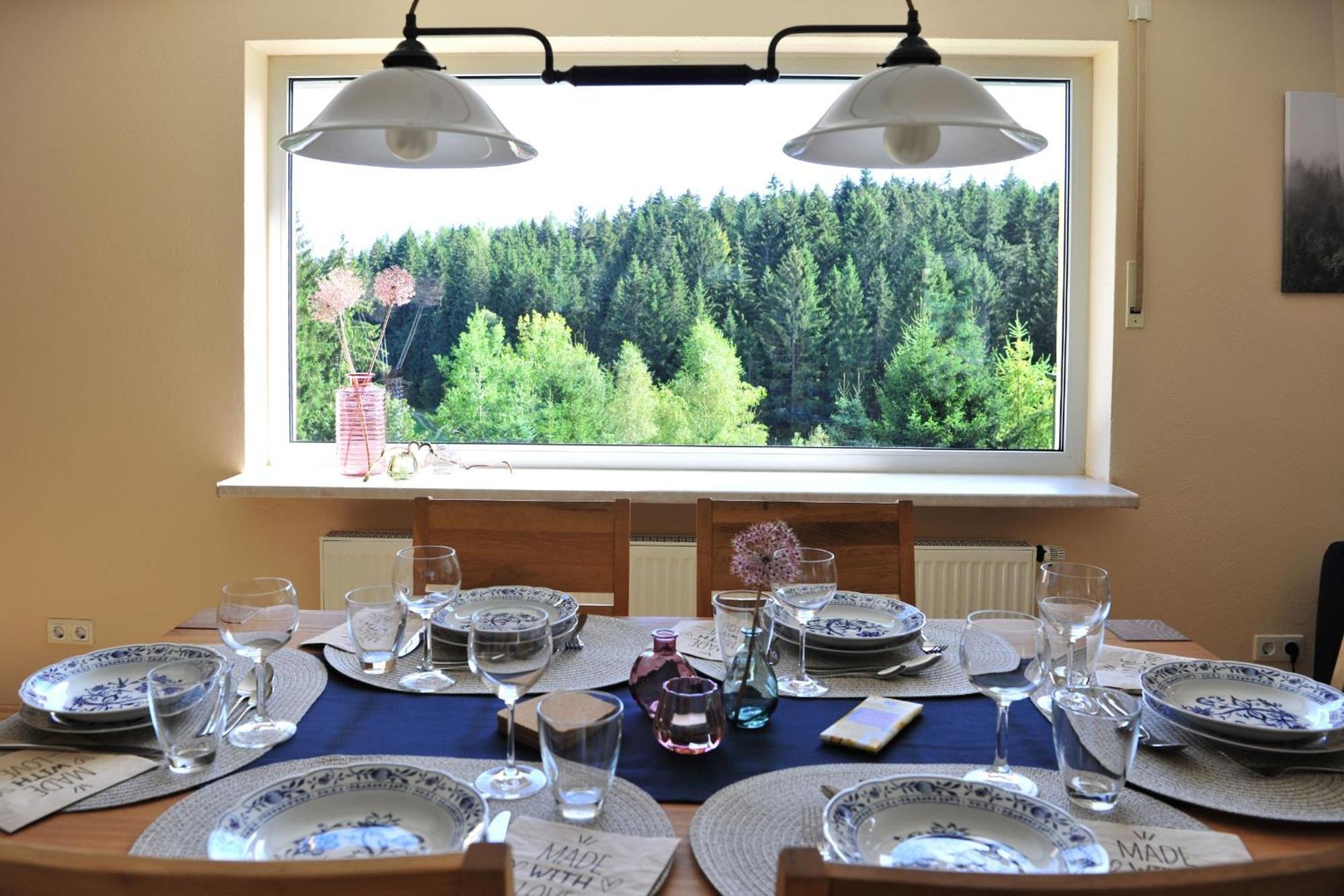 Exklusives Ferienhaus "Waldzauber" Ruhe Und Natur Pur Am Waldrand Geniessen Schönheide Eksteriør bilde