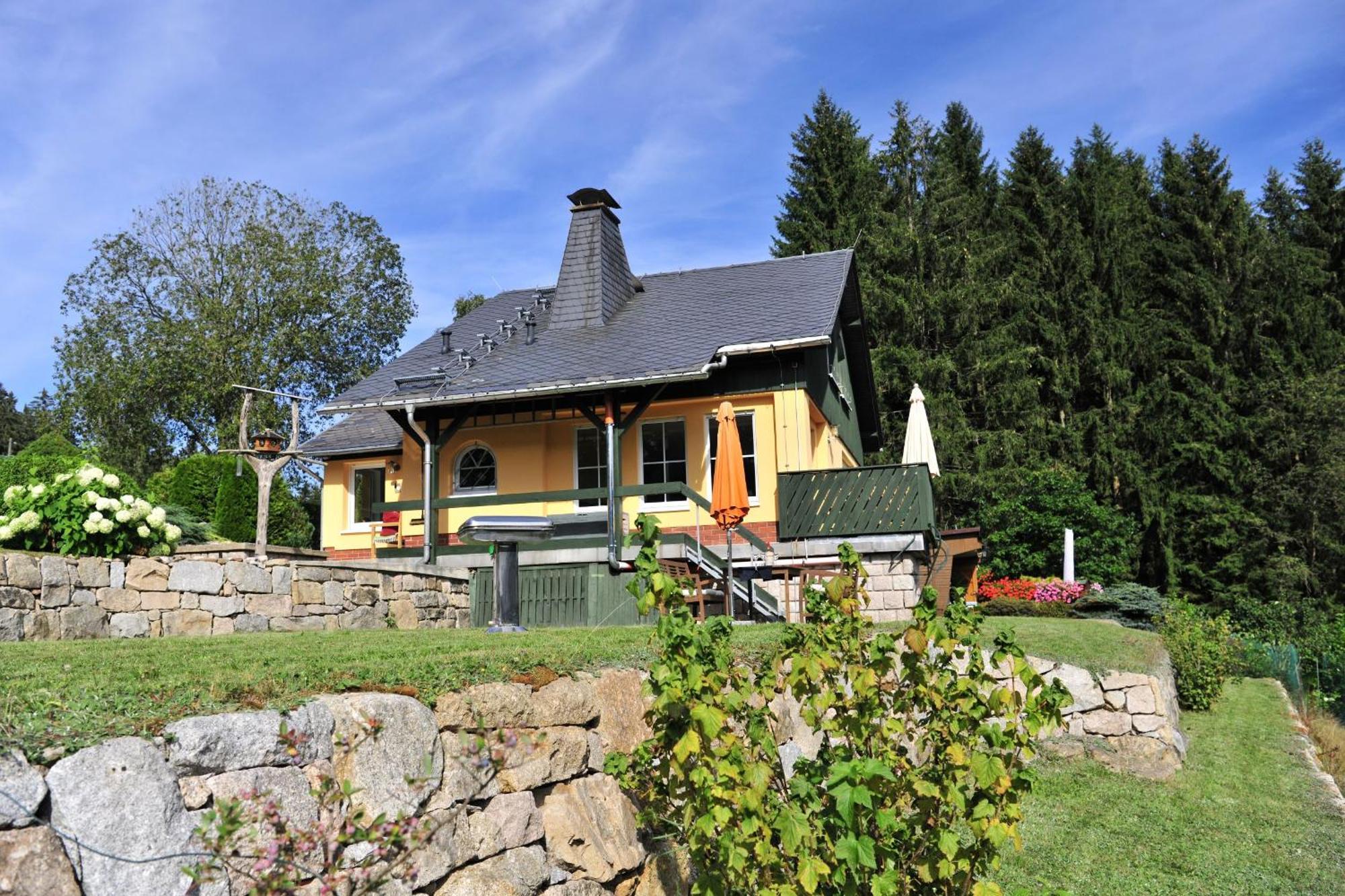 Exklusives Ferienhaus "Waldzauber" Ruhe Und Natur Pur Am Waldrand Geniessen Schönheide Eksteriør bilde